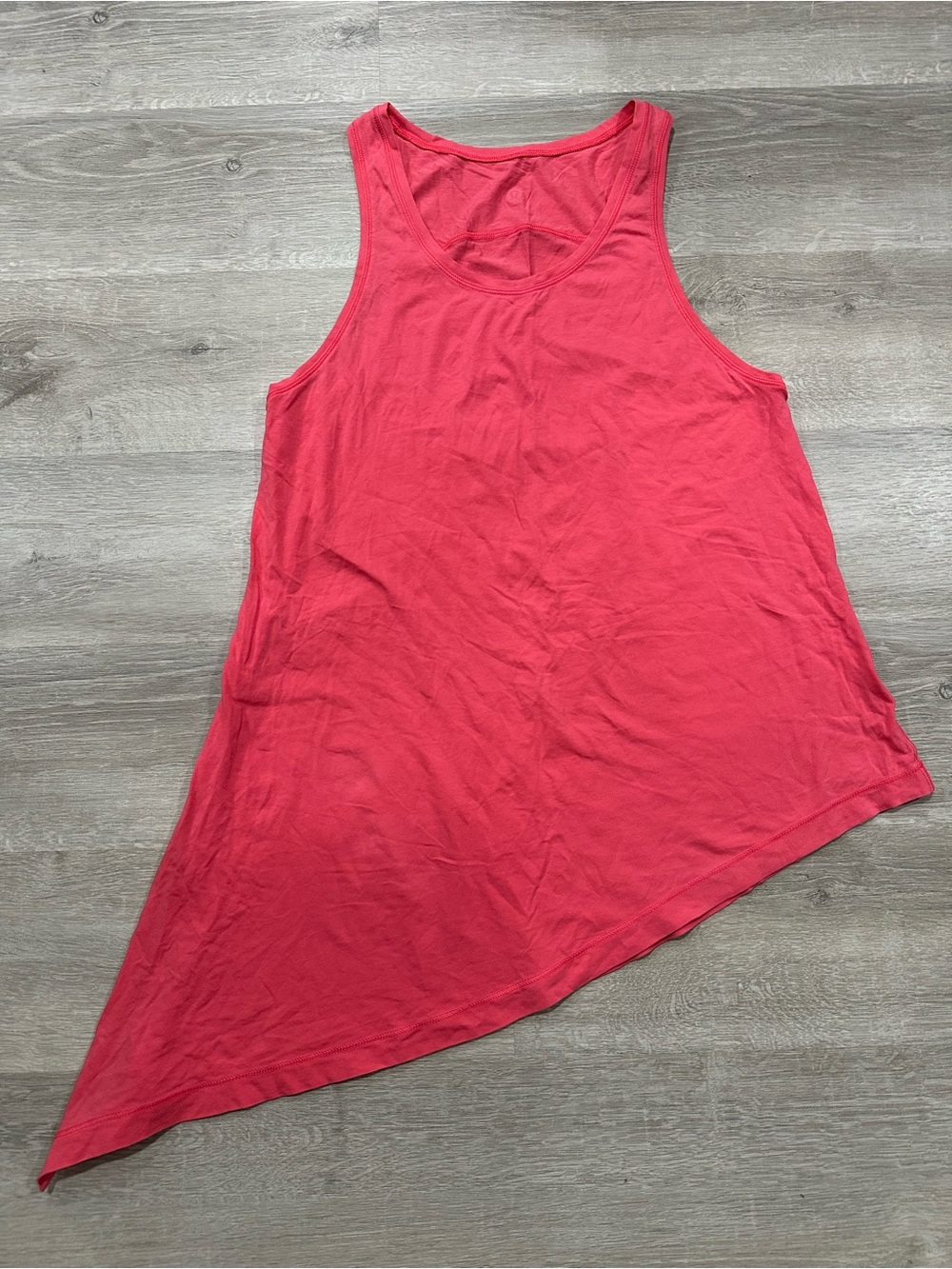 B47 Lululemon Asymmetrical Tank Coral Pink Womens size 6